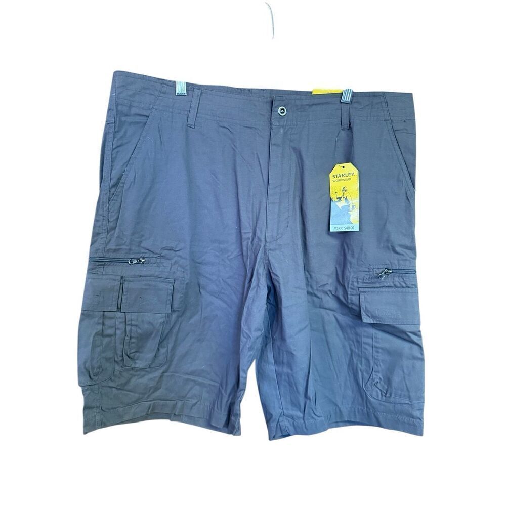 Stanley Workwear Cargo Shorts Sz 38/11 gray NWT